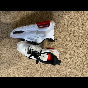 Boys size 5 shoes barely worn cost is $30 pair